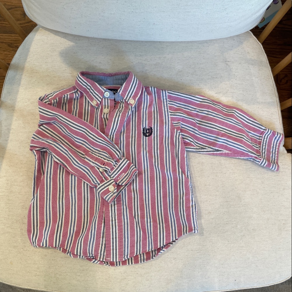 Chaps baby boy button up shirt